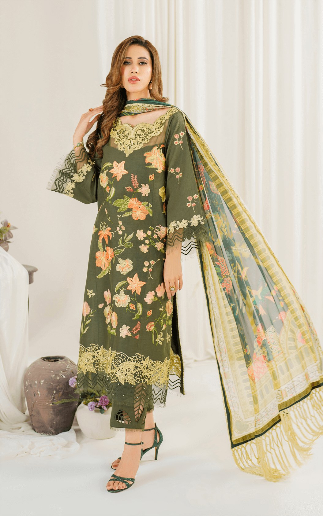 Asifa and Nabeel | Pretty in Pink Limited Edition | Sweet Pea (PP-6) by Asifa and Nabeel - Designer Dress - Type: Ladies Clothes - Available at Libayah - 100% Original