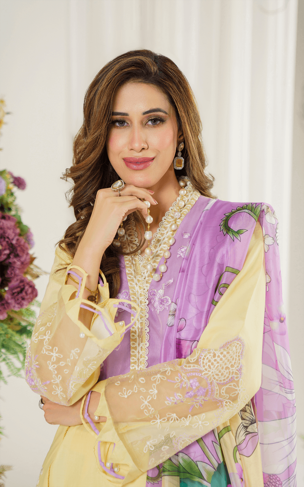 Asifa and Nabeel | Pretty in Pink Limited Edition | Versaila (PP-10) by Asifa and Nabeel - Designer Dress - Type: Ladies Clothes - Available at Libayah - 100% Original