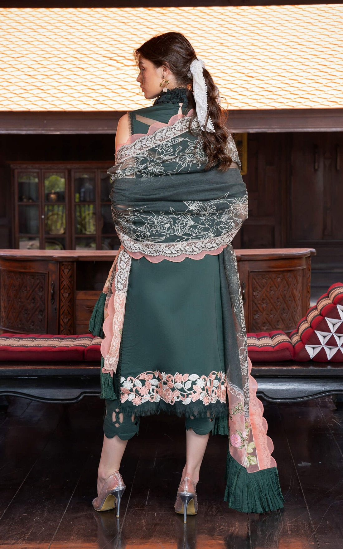 Asifa and Nabeel | Rosemary Ruffles 24 | Charisma by Asifa and Nabeel - Designer Dress - Type: Ladies Clothes - Available at Libayah - 100% Original