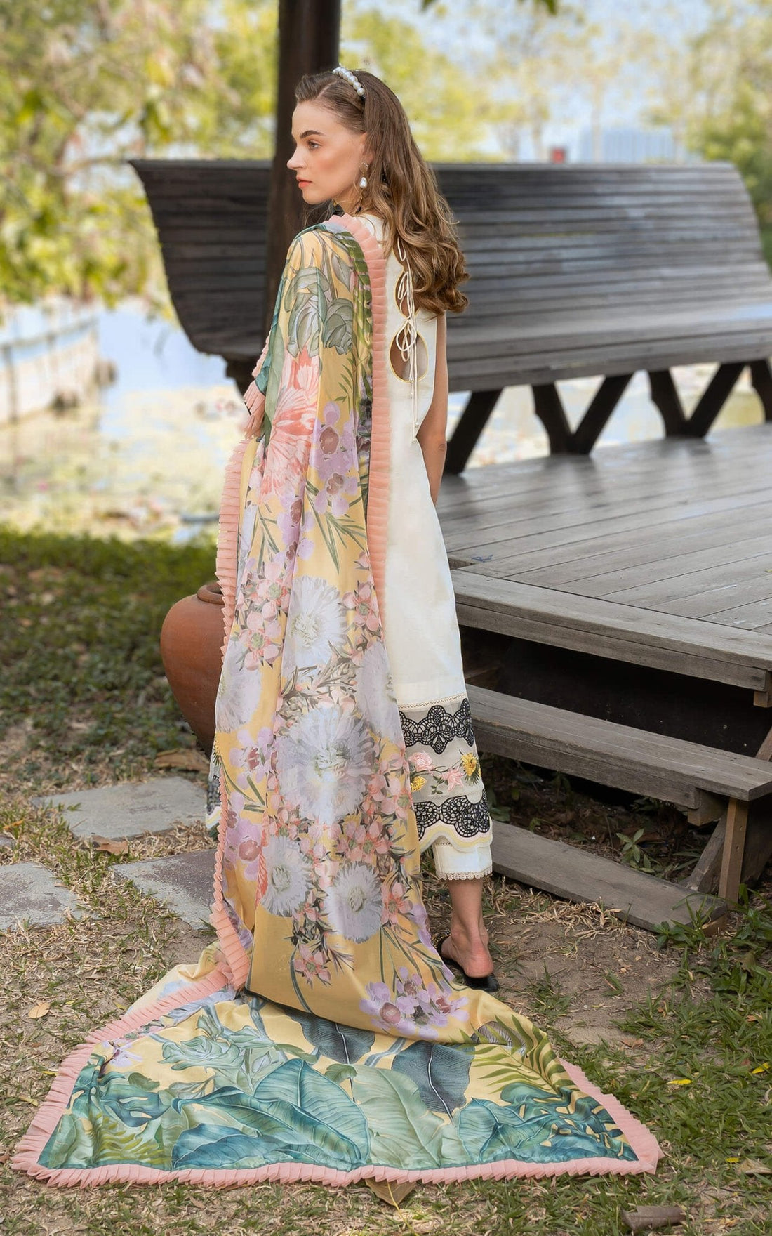 Asifa and Nabeel | Rosemary Ruffles 24 | Mystique by Asifa and Nabeel - Designer Dress - Type: Ladies Clothes - Available at Libayah - 100% Original