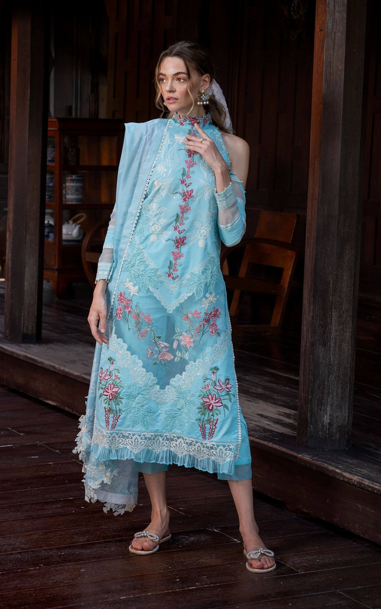 Asifa and Nabeel | Rosemary Ruffles 24 | Utopia by Asifa and Nabeel - Designer Dress - Type: Ladies Clothes - Available at Libayah - 100% Original