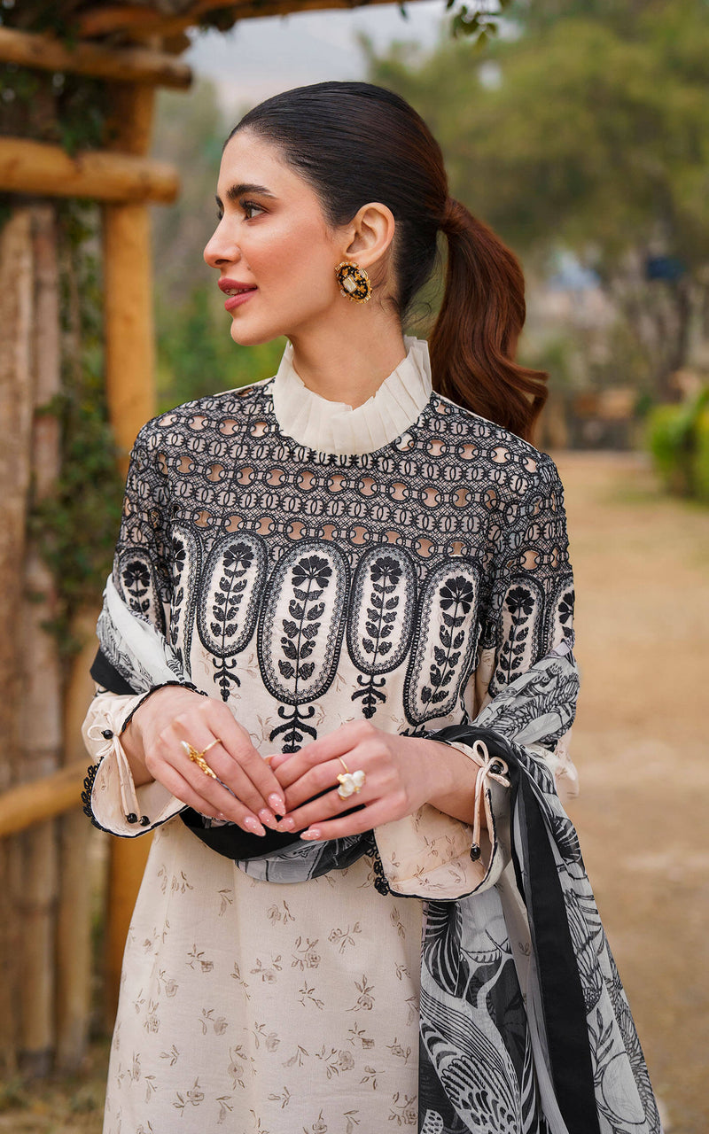 Asifa and Nabeel | Meraki Summer 24 | SNOWDROP-U141M002 by Asifa and Nabeel - Designer Dress - Type: Ladies Clothes - Available at Libayah - 100% Original