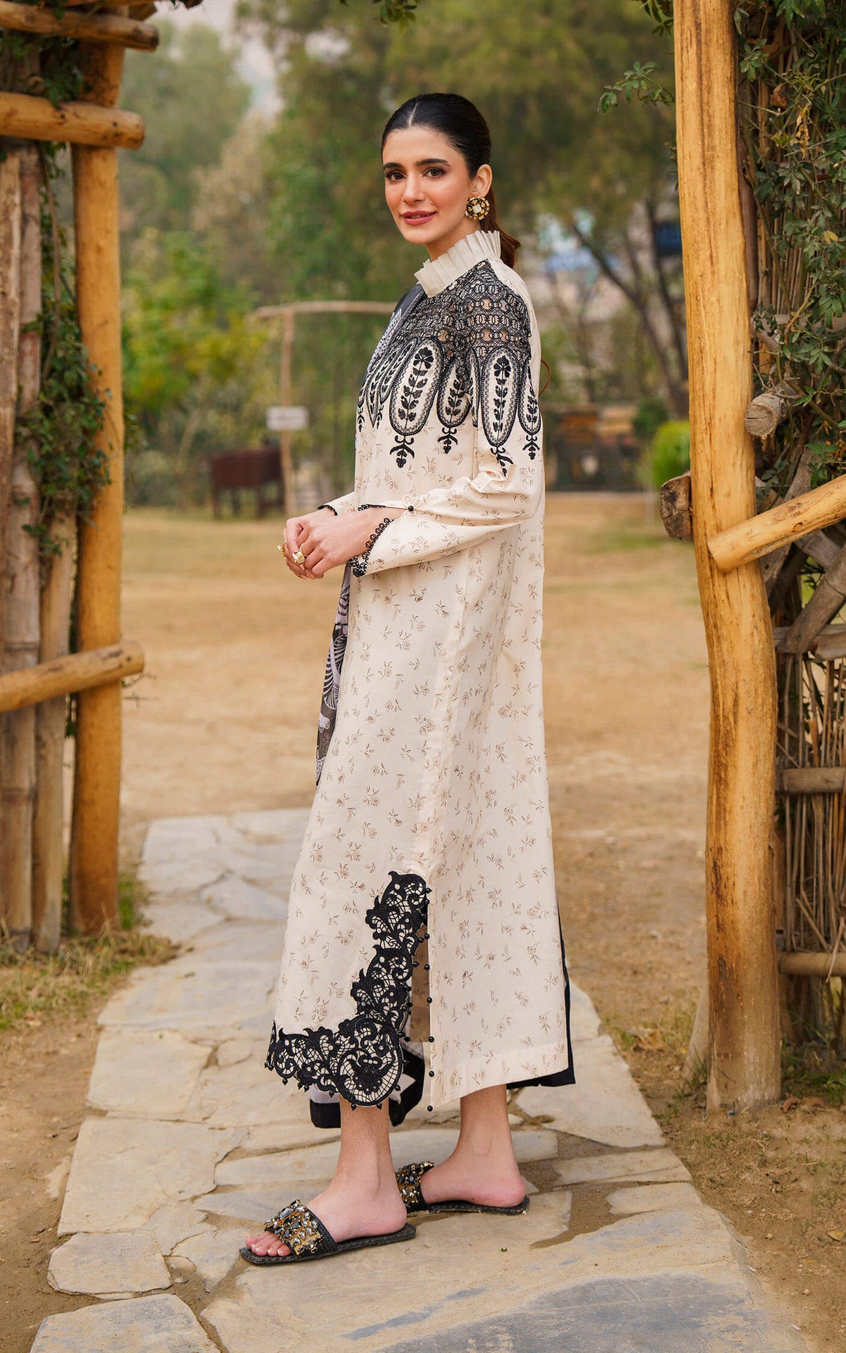 Asifa and Nabeel | Meraki Summer 24 | SNOWDROP-U141M002 by Asifa and Nabeel - Designer Dress - Type: Ladies Clothes - Available at Libayah - 100% Original