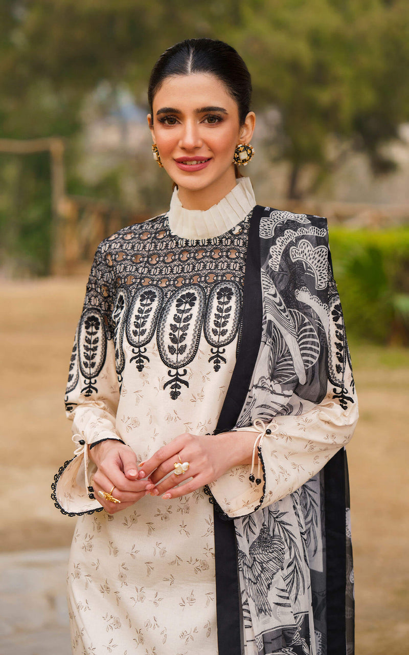 Asifa and Nabeel | Meraki Summer 24 | SNOWDROP-U141M002 by Asifa and Nabeel - Designer Dress - Type: Ladies Clothes - Available at Libayah - 100% Original