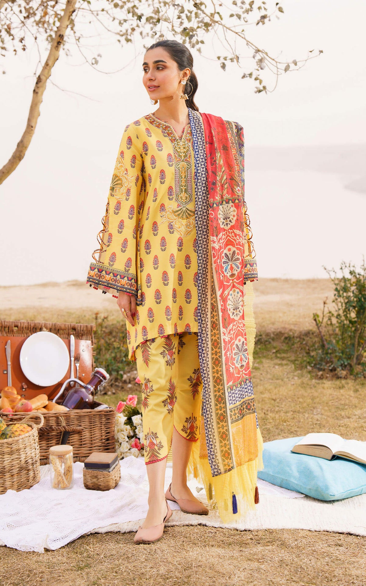 Asifa and Nabeel | Meraki Summer 24 | SONNET-U141M004 by Asifa and Nabeel - Designer Dress - Type: Ladies Clothes - Available at Libayah - 100% Original