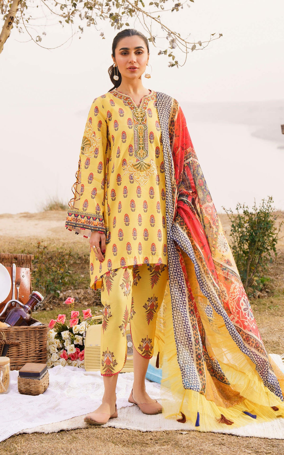 Asifa and Nabeel | Meraki Summer 24 | SONNET-U141M004 by Asifa and Nabeel - Designer Dress - Type: Ladies Clothes - Available at Libayah - 100% Original