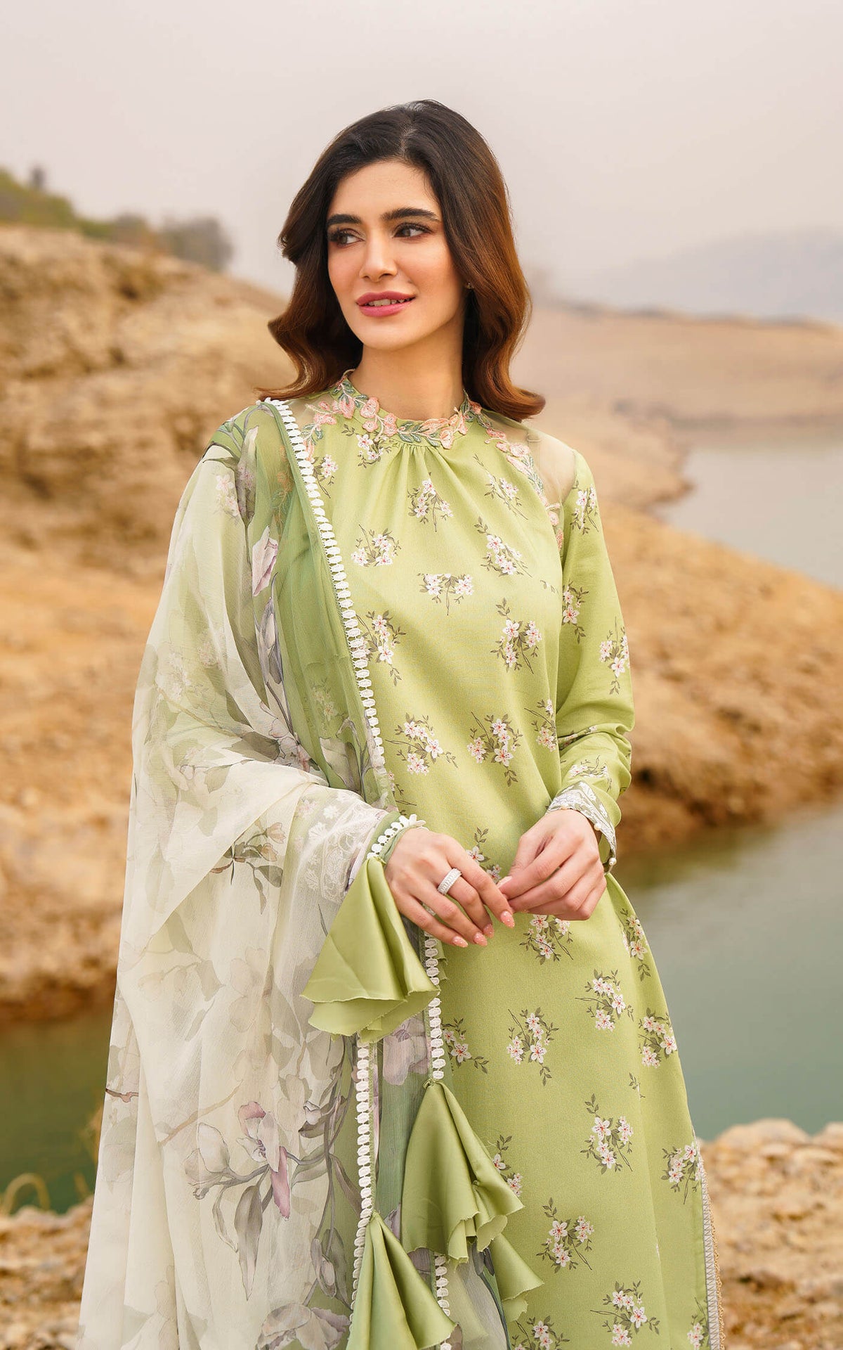 Asifa and Nabeel | Meraki Summer 24 | Lara by Asifa and Nabeel - Designer Dress - Type: Ladies Clothes - Available at Libayah - 100% Original