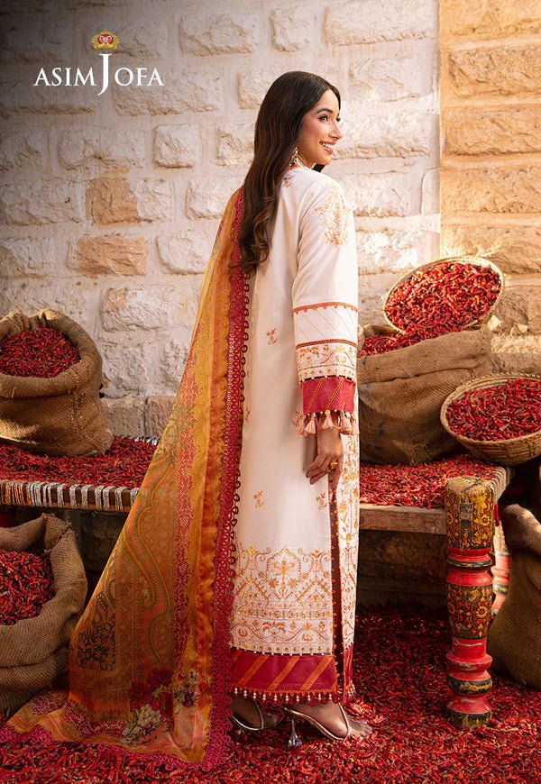 Asim Jofa | Aira Summer Prints | AJAR-30 by Asim Jofa - Designer Dress - Type: Ladies Clothes - Available at Libayah - 100% Original