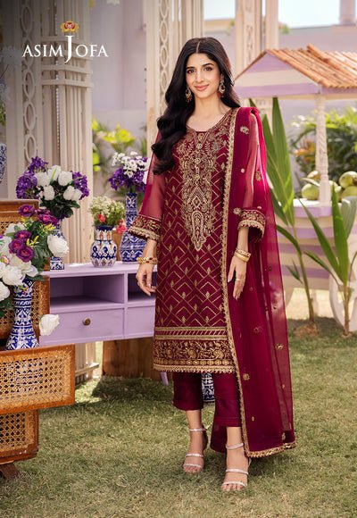 Asim Jofa | Dhanak Rang Collection | AJCF-01 by asim - Designer Dress - Type: Ladies Clothes - Available at Libayah - 100% Original
