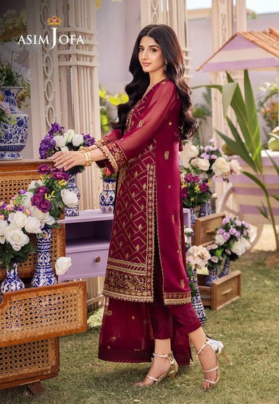 Asim Jofa | Dhanak Rang Collection | AJCF-01 by asim - Designer Dress - Type: Ladies Clothes - Available at Libayah - 100% Original