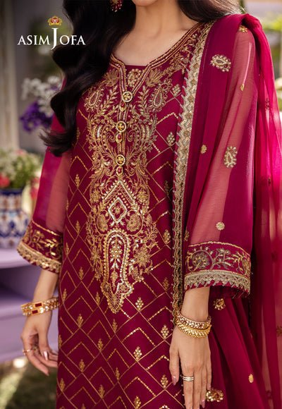 Asim Jofa | Dhanak Rang Collection | AJCF-01 by asim - Designer Dress - Type: Ladies Clothes - Available at Libayah - 100% Original