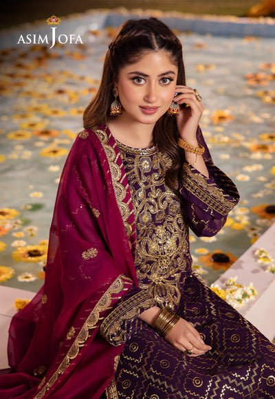 Asim Jofa | Dhanak Rang Collection | AJCF-02 by Asim Jofa - Designer Dress - Type: Ladies Clothes - Available at Libayah - 100% Original