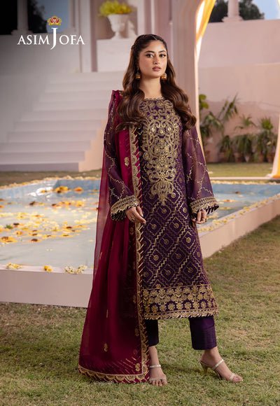 Asim Jofa | Dhanak Rang Collection | AJCF-02 by Asim Jofa - Designer Dress - Type: Ladies Clothes - Available at Libayah - 100% Original