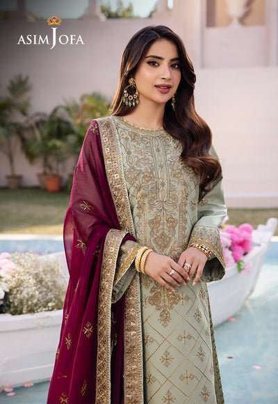 Asim Jofa | Dhanak Rang Collection | AJCF-06 by Asim Jofa - Designer Dress - Type: Ladies Clothes - Available at Libayah - 100% Original
