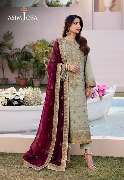 Asim Jofa | Dhanak Rang Collection | AJCF-06 by Asim Jofa - Designer Dress - Type: Ladies Clothes - Available at Libayah - 100% Original