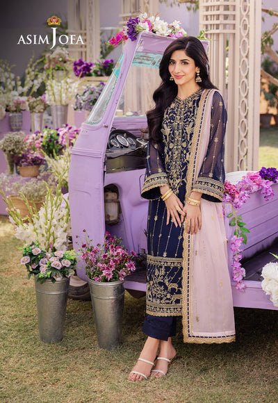 Asim Jofa | Dhanak Rang Collection | AJCF-09 by Asim Jofa - Designer Dress - Type: Ladies Clothes - Available at Libayah - 100% Original