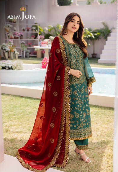 Asim Jofa | Dhanak Rang Collection | AJCF-11 by Asim Jofa - Designer Dress - Type: Ladies Clothes - Available at Libayah - 100% Original
