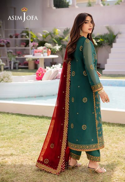 Asim Jofa | Dhanak Rang Collection | AJCF-11 by Asim Jofa - Designer Dress - Type: Ladies Clothes - Available at Libayah - 100% Original