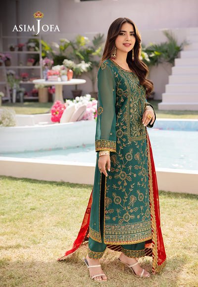Asim Jofa | Dhanak Rang Collection | AJCF-11 by Asim Jofa - Designer Dress - Type: Ladies Clothes - Available at Libayah - 100% Original