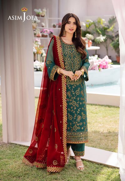 Asim Jofa | Dhanak Rang Collection | AJCF-11 by Asim Jofa - Designer Dress - Type: Ladies Clothes - Available at Libayah - 100% Original