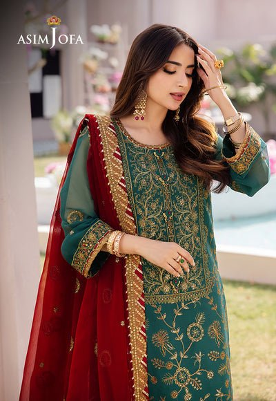 Asim Jofa | Dhanak Rang Collection | AJCF-11 by Asim Jofa - Designer Dress - Type: Ladies Clothes - Available at Libayah - 100% Original
