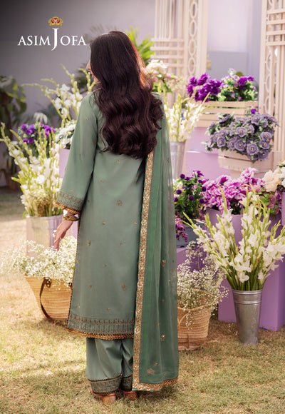 Asim Jofa | Dhanak Rang Collection | AJCF-15 by Asim Jofa - Designer Dress - Type: Ladies Clothes - Available at Libayah - 100% Original