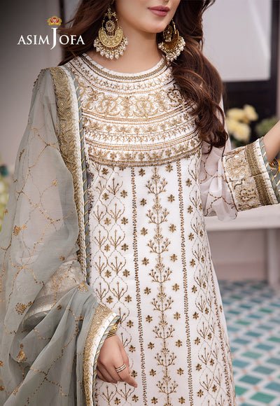 Asim Jofa | Dhanak Rang Collection | AJCF-17 by Asim Jofa - Designer Dress - Type: Ladies Clothes - Available at Libayah - 100% Original