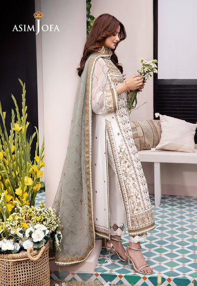 Asim Jofa | Dhanak Rang Collection | AJCF-17 by Asim Jofa - Designer Dress - Type: Ladies Clothes - Available at Libayah - 100% Original