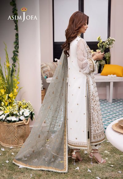 Asim Jofa | Dhanak Rang Collection | AJCF-17 by Asim Jofa - Designer Dress - Type: Ladies Clothes - Available at Libayah - 100% Original