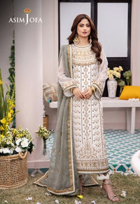 Asim Jofa | Dhanak Rang Collection | AJCF-17 by Asim Jofa - Designer Dress - Type: Ladies Clothes - Available at Libayah - 100% Original