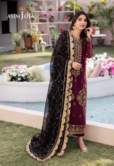 Asim Jofa | Dhanak Rang Collection | AJCF-18 by Asim Jofa - Designer Dress - Type: Ladies Clothes - Available at Libayah - 100% Original