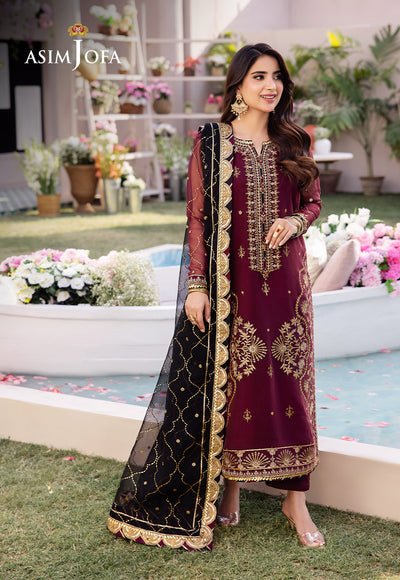 Asim Jofa | Dhanak Rang Collection | AJCF-18 by Asim Jofa - Designer Dress - Type: Ladies Clothes - Available at Libayah - 100% Original