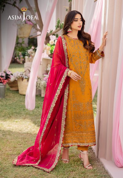 Asim Jofa | Dhanak Rang Collection | AJCF-25 by Asim Jofa - Designer Dress - Type: Ladies Clothes - Available at Libayah - 100% Original