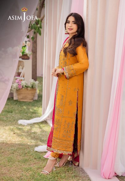 Asim Jofa | Dhanak Rang Collection | AJCF-25 by Asim Jofa - Designer Dress - Type: Ladies Clothes - Available at Libayah - 100% Original