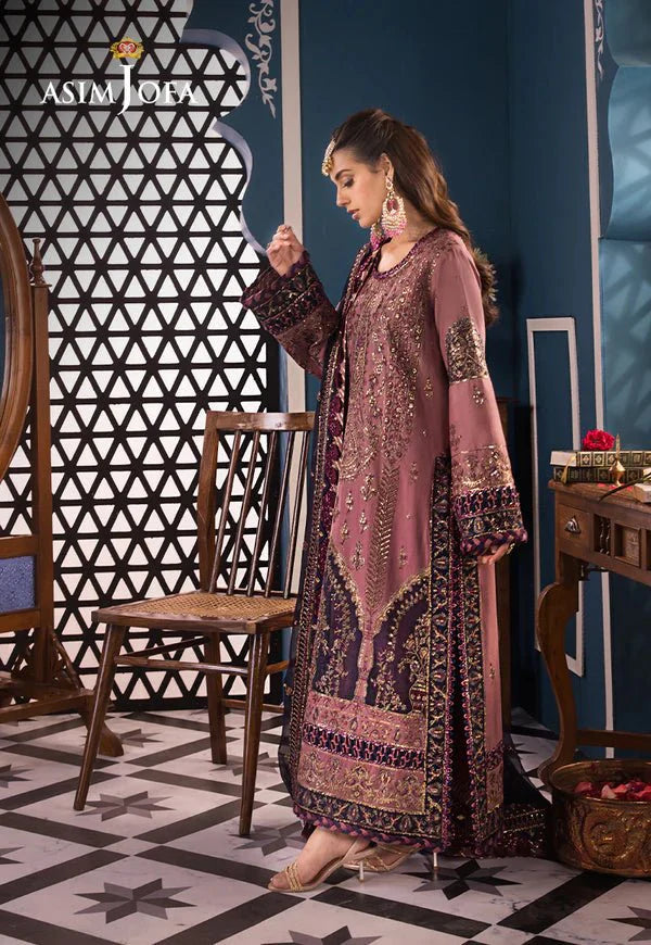 Asim Jofa | Fasana e Ishq Eid Luxury Lawn | AJFI-22 by Asim Jofa - Designer Dress - Type: Ladies Clothes - Available at Libayah - 100% Original