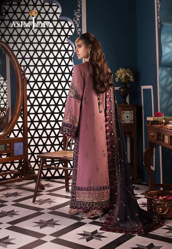 Asim Jofa | Fasana e Ishq Eid Luxury Lawn | AJFI-22 by Asim Jofa - Designer Dress - Type: Ladies Clothes - Available at Libayah - 100% Original