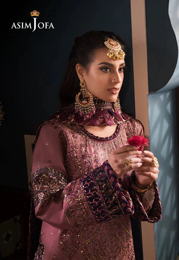 Asim Jofa | Fasana e Ishq Eid Luxury Lawn | AJFI-22 by Asim Jofa - Designer Dress - Type: Ladies Clothes - Available at Libayah - 100% Original