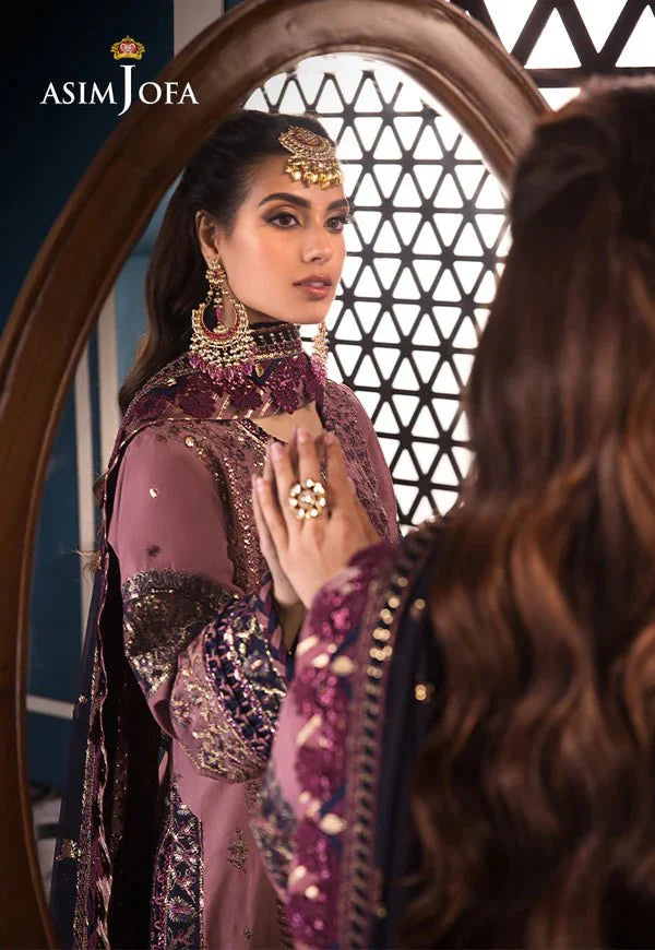 Asim Jofa | Fasana e Ishq Eid Luxury Lawn | AJFI-22 by Asim Jofa - Designer Dress - Type: Ladies Clothes - Available at Libayah - 100% Original