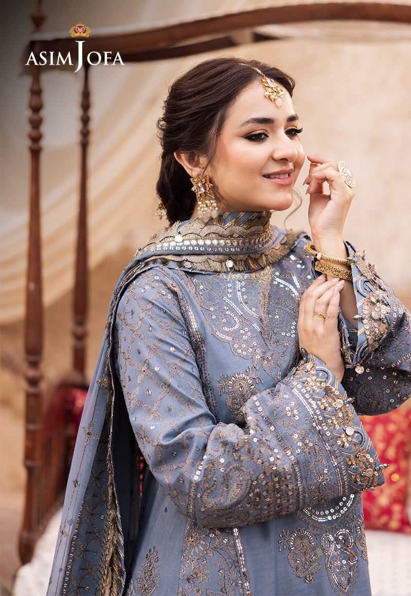 Asim Jofa | Chikankari Eid 24 | AJCE-12 by Asim Jofa - Designer Dress - Type: Ladies Clothes - Available at Libayah - 100% Original