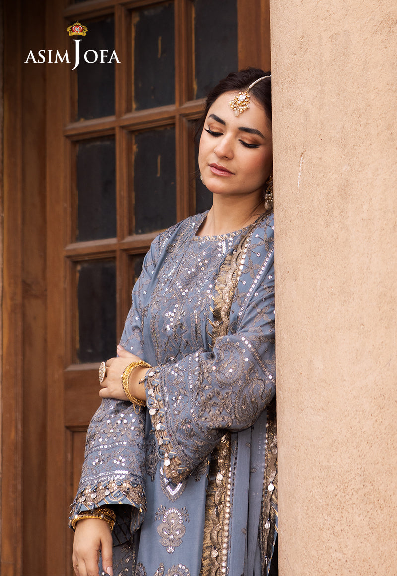 Asim Jofa | Chikankari Eid 24 | AJCE-12 by Asim Jofa - Designer Dress - Type: Ladies Clothes - Available at Libayah - 100% Original
