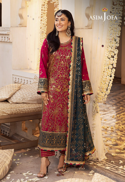 Asim Jofa | Shehnai Festive Collection | AJSH-19 by Asim Jofa - Designer Dress - Type: Ladies Clothes - Available at Libayah - 100% Original