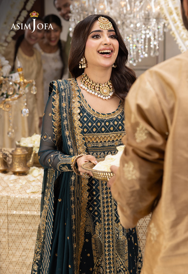 Asim Jofa | Shehnai Festive Collection | AJSH-18 by Asim Jofa - Designer Dress - Type: Ladies Clothes - Available at Libayah - 100% Original