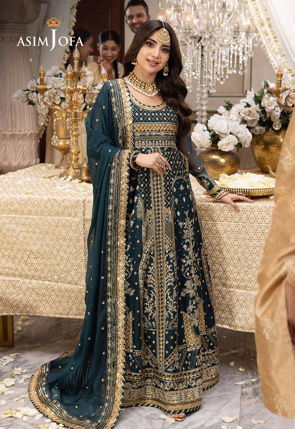 Asim Jofa | Shehnai Festive Collection | AJSH-18 by Asim Jofa - Designer Dress - Type: Ladies Clothes - Available at Libayah - 100% Original