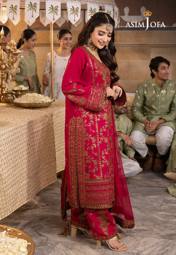 Asim Jofa | Shehnai Festive Collection | AJSH-09 by Asim Jofa - Designer Dress - Type: Ladies Clothes - Available at Libayah - 100% Original