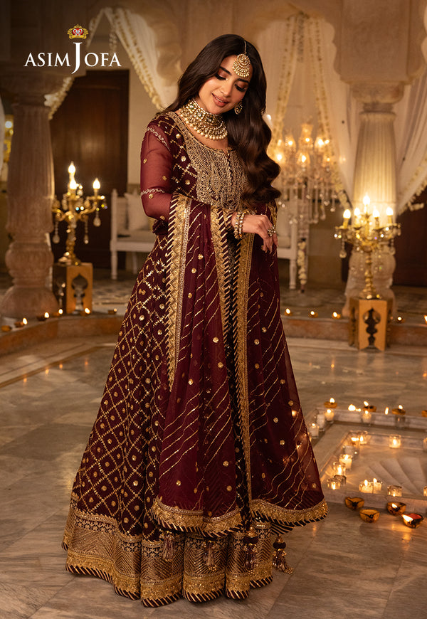 Asim Jofa | Shehnai Festive Collection | AJSH-04 by Asim Jofa - Designer Dress - Type: Ladies Clothes - Available at Libayah - 100% Original