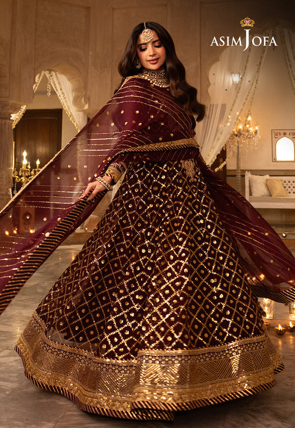 Asim Jofa | Shehnai Festive Collection | AJSH-04 by Asim Jofa - Designer Dress - Type: Ladies Clothes - Available at Libayah - 100% Original