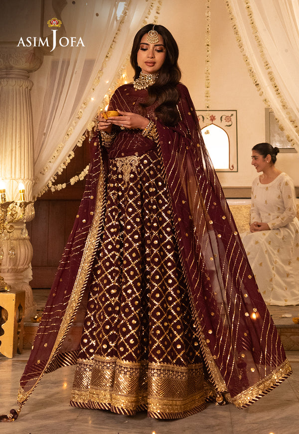 Asim Jofa | Shehnai Festive Collection | AJSH-04 by Asim Jofa - Designer Dress - Type: Ladies Clothes - Available at Libayah - 100% Original