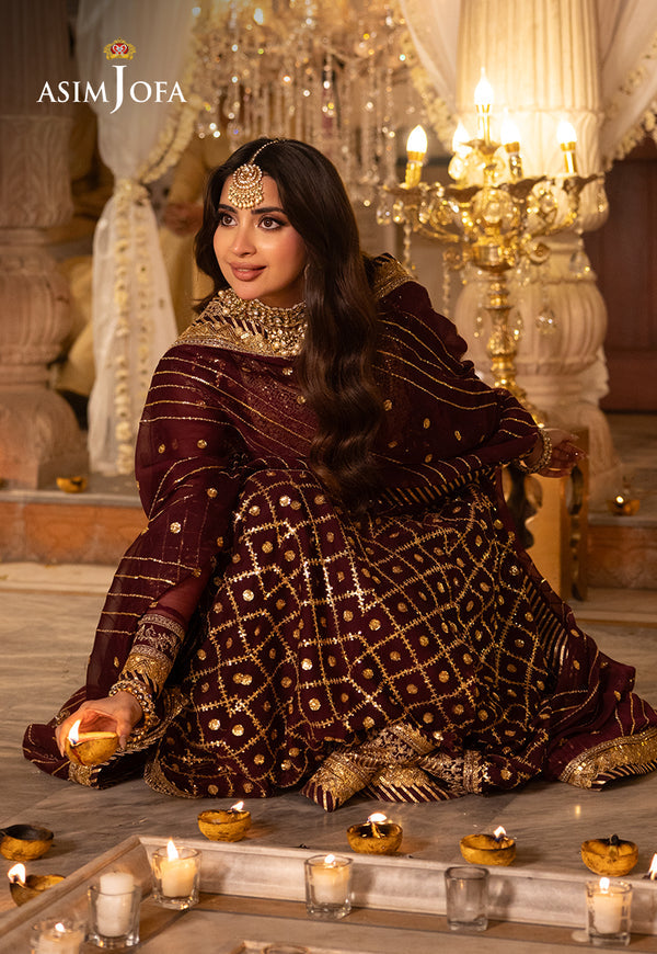 Asim Jofa | Shehnai Festive Collection | AJSH-04 by Asim Jofa - Designer Dress - Type: Ladies Clothes - Available at Libayah - 100% Original