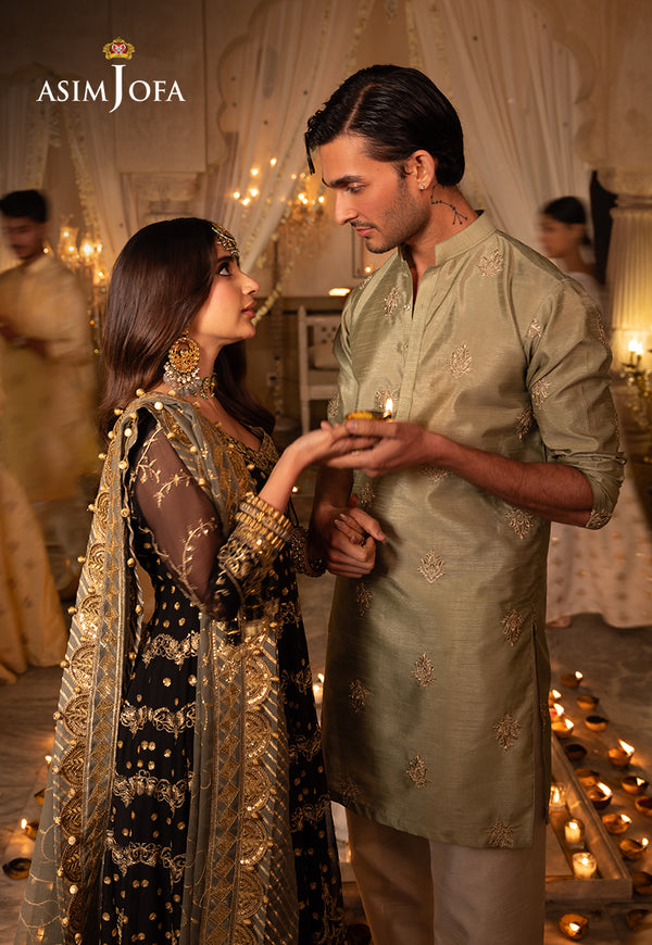 Asim Jofa | Shehnai Festive Collection | AJSH-08 by Asim Jofa - Designer Dress - Type: Ladies Clothes - Available at Libayah - 100% Original