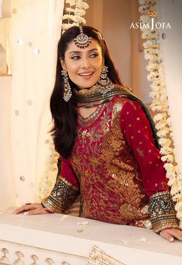Asim Jofa | Shehnai Festive Collection | AJSH-19 by Asim Jofa - Designer Dress - Type: Ladies Clothes - Available at Libayah - 100% Original